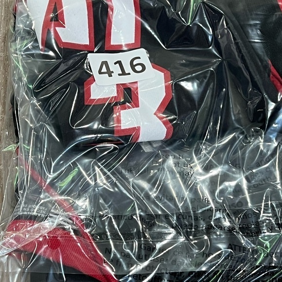 Adidas Miami Heat Dwyane Wade Number 3 Size Large Jump Man Jersey Black - Picture 9 of 9